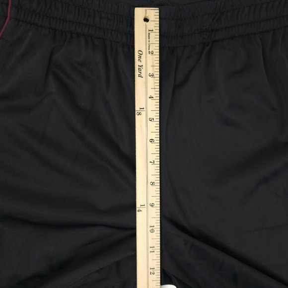 Tek Gear Training Pant Mens S Piped Tricot Drawstring Elastic Waist Black NEW - Picture 4 of 13